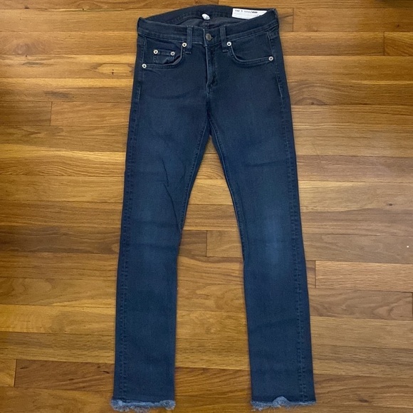 Rag & Bone Women’s Grey Skinny Jeans Size 25 - Picture 2 of 9